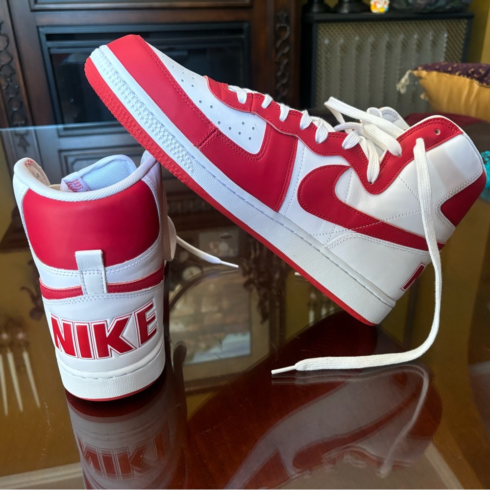 NEW Nike Terminator High Red Casual Sneaker - Men Size 13